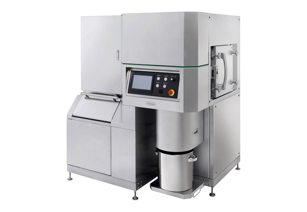 Integrated 6 processes into one A footprint of approx. 1/4
CE-model automatic powder weighing device